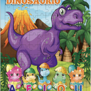 DINOSAURIO REX ROMPECABEZAS MADERA C/100